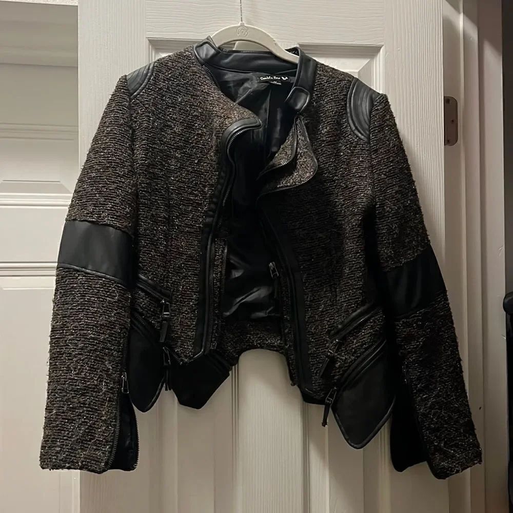 Leather Jacket Double Zero Brand Size Meidum - Women’s Jacket